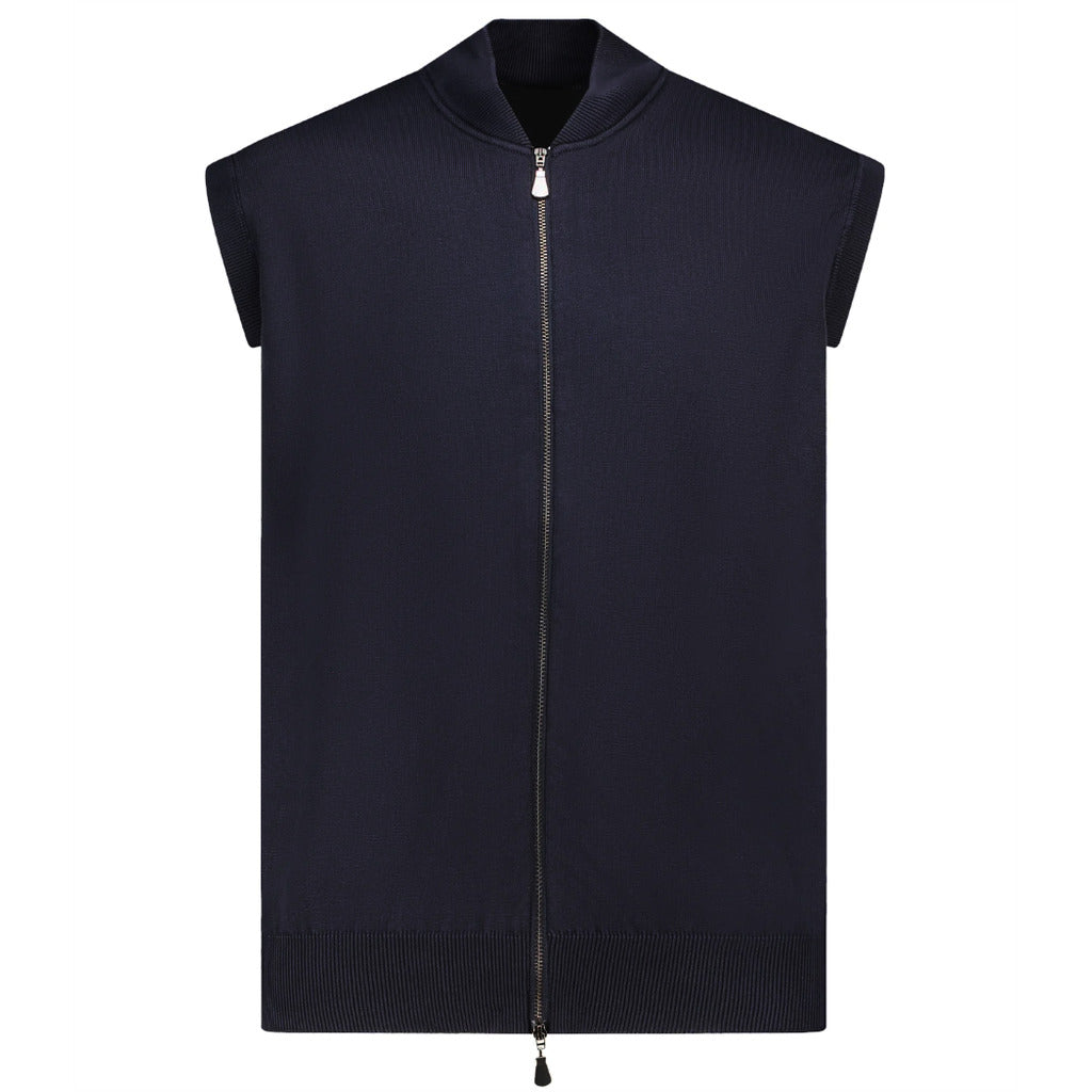Alpha Studio Men's Blue Vest
