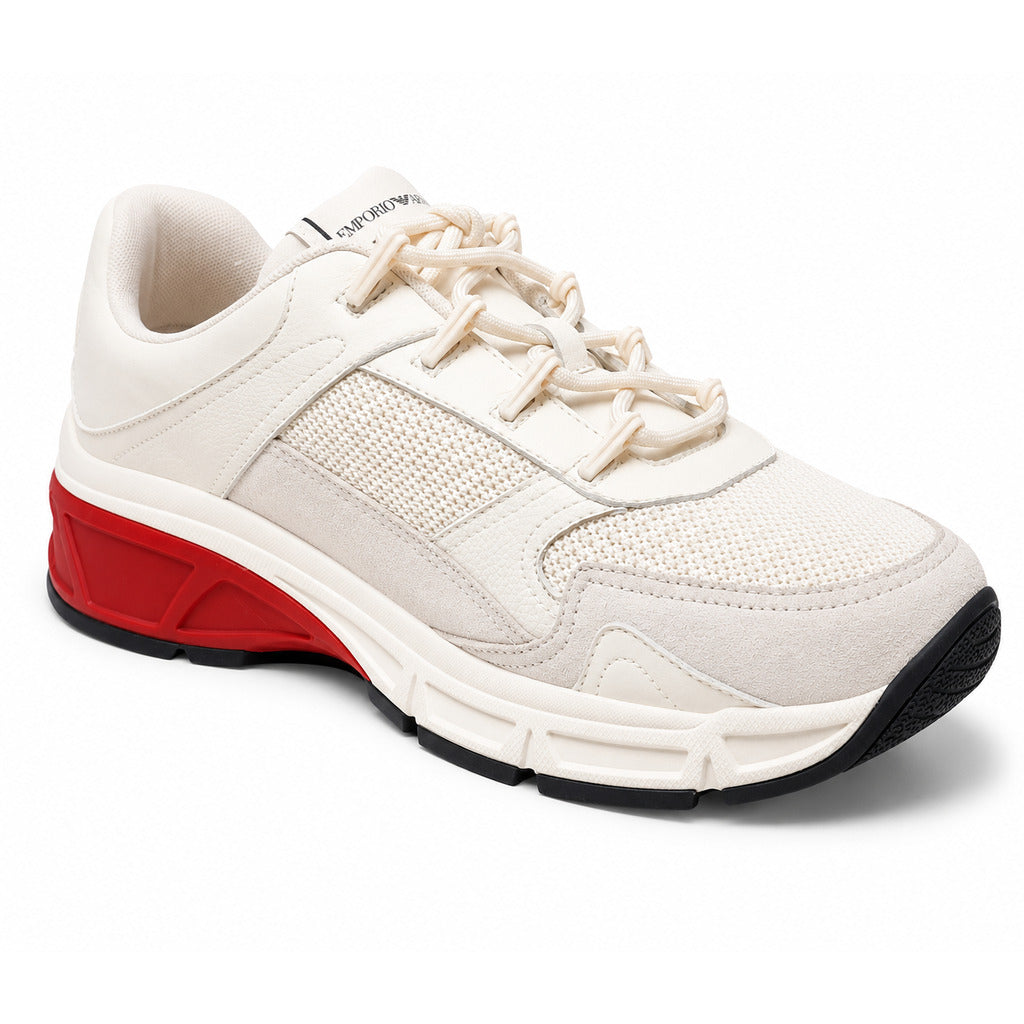 Emporio Armani Men's White Sneakers