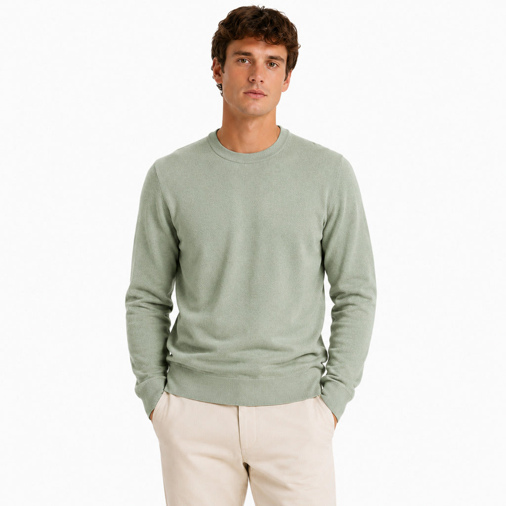 Alpha Studio Men's Green Sweater