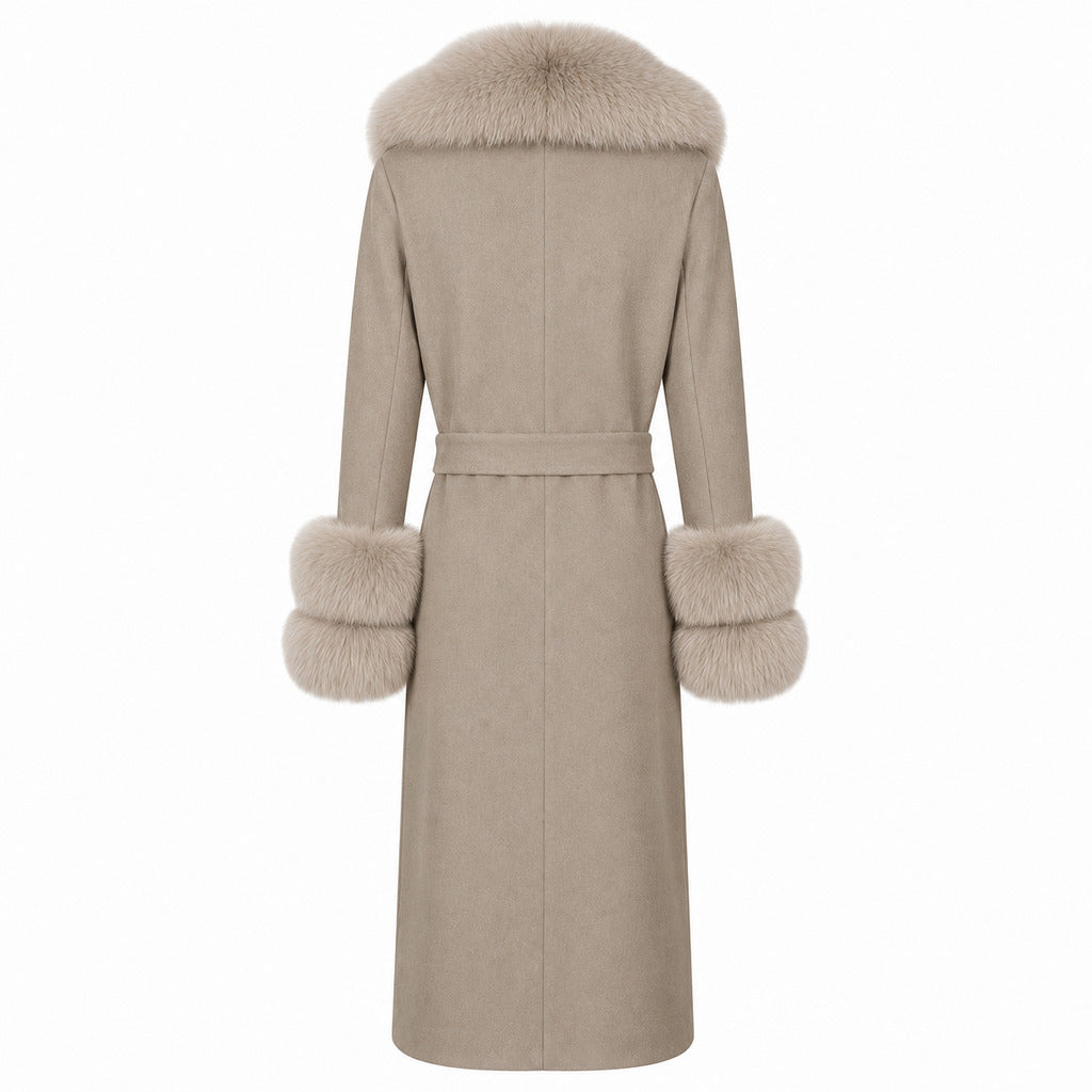 Loro Piana Fabric Women's Beige Coat