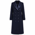 Loro Piana Fabric Women's Blue Coat