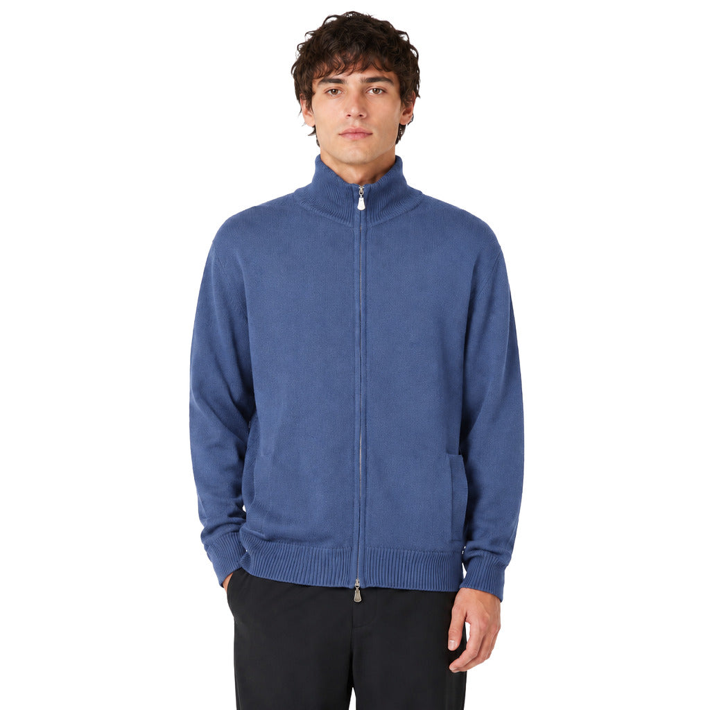 Alpha Studio Men's Light Blue Sweatshirt