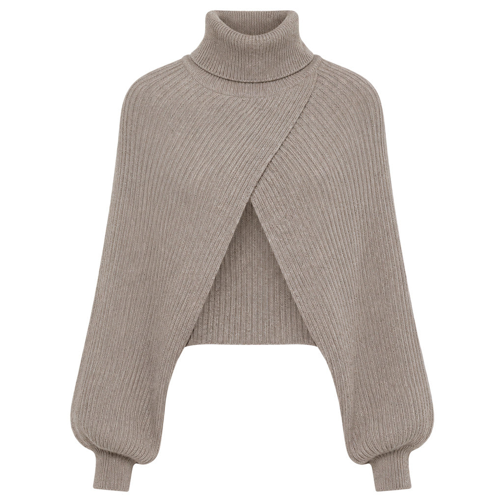 Alpha Studio Women's Beige Shrug