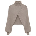 Alpha Studio Women's Beige Shrug