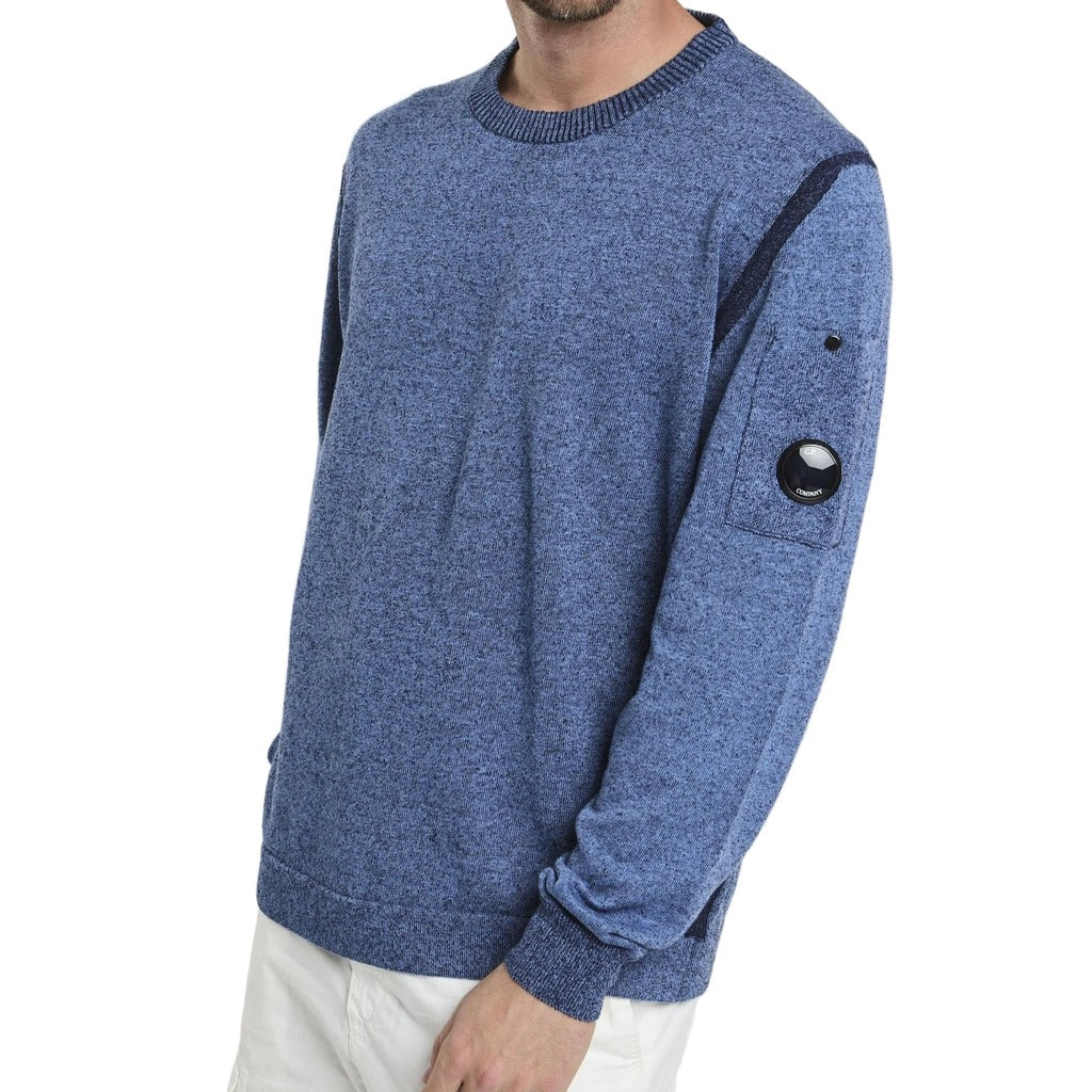 C.P. Company Men's Light Blue Sweater