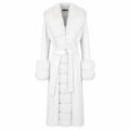 Loro Piana Fabric Women's White Coat