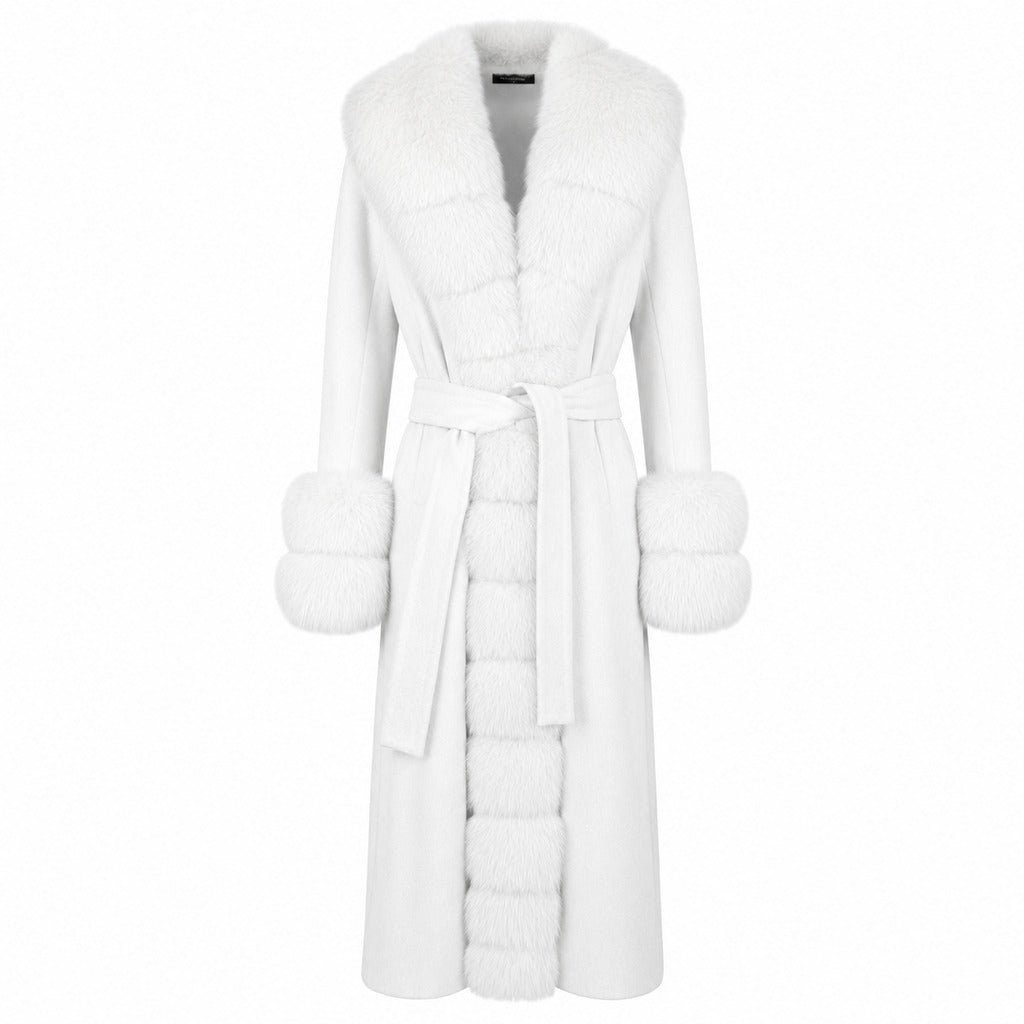 Loro Piana Fabric Women's White Coat