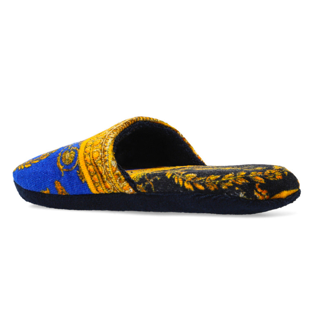 Versace Home Unisex Blue Slippers