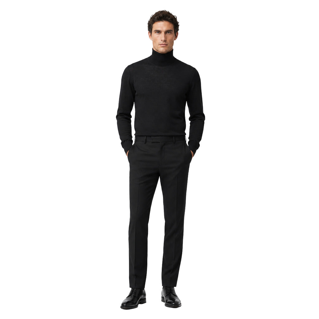 Alpha Studio Men's Black Sweater