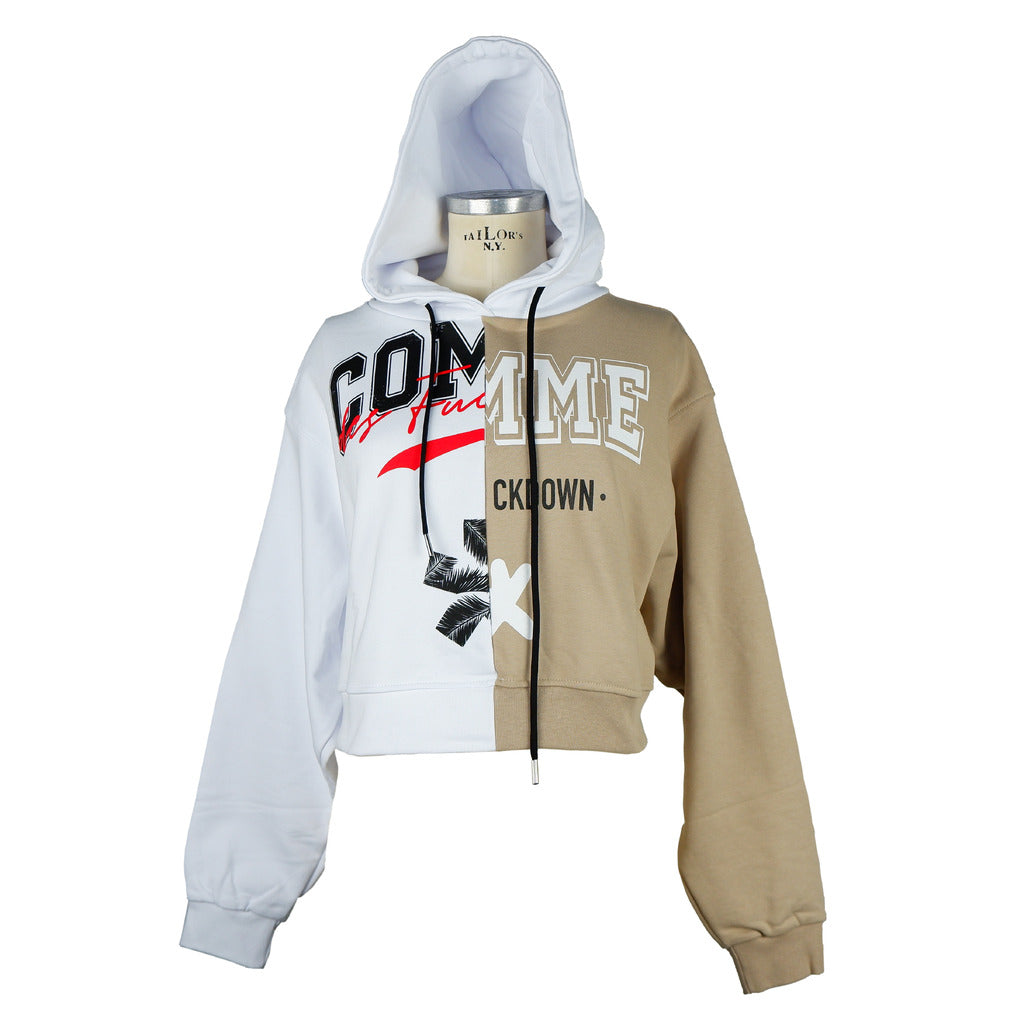 Comme Des Fuckdown Women's White Sweatshirt