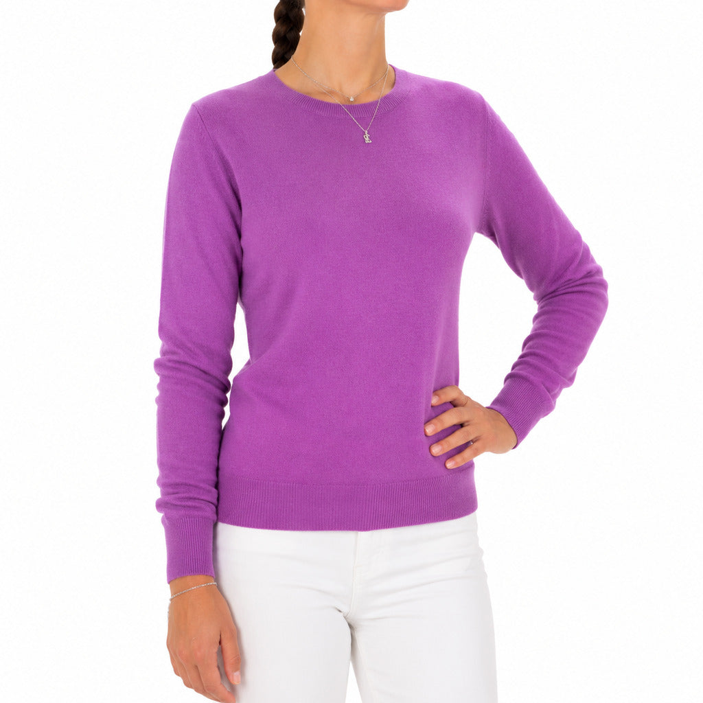Emilio Romanelli Women's Purple Sweater