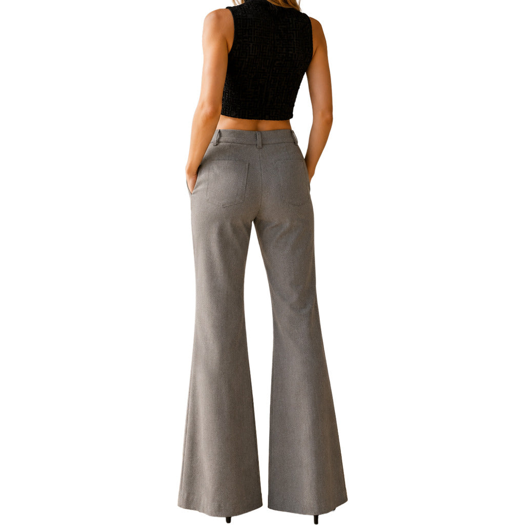Balmain Women's Grey Trousers