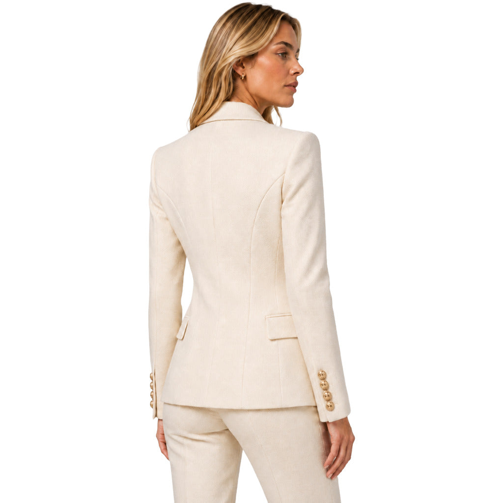Balmain Women's White Blazer
