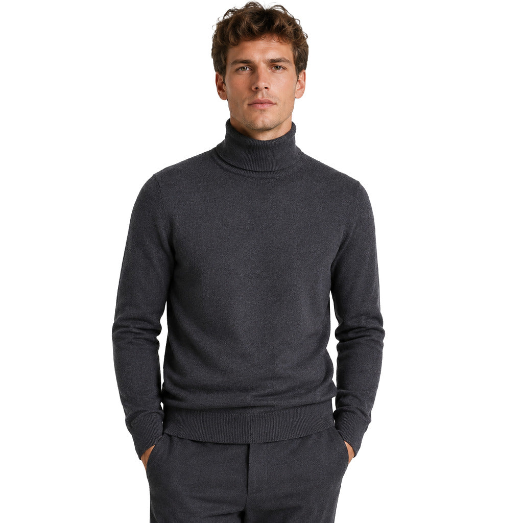 Alpha Studio Men's Grey Sweater