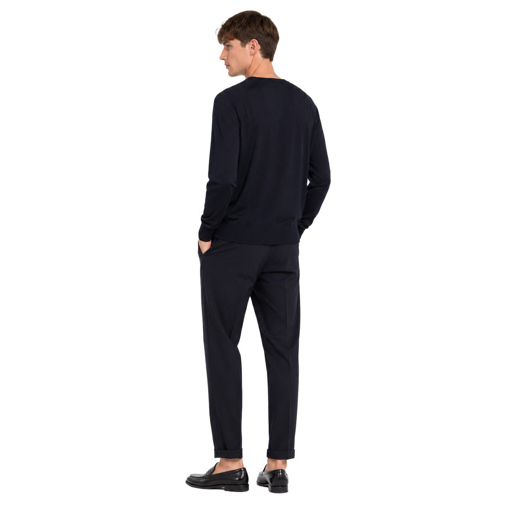 Alpha Studio Men's Blue Sweater