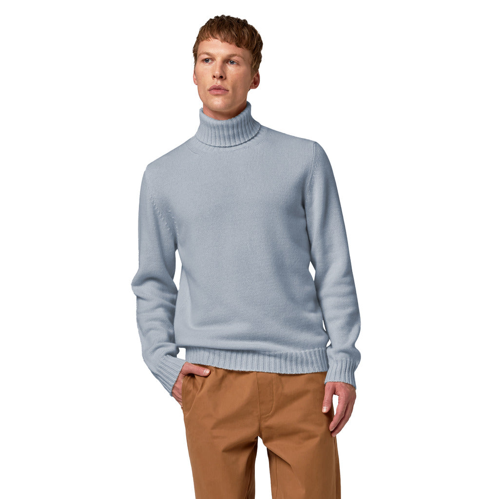 Alpha Studio Men's Light Blue Sweater