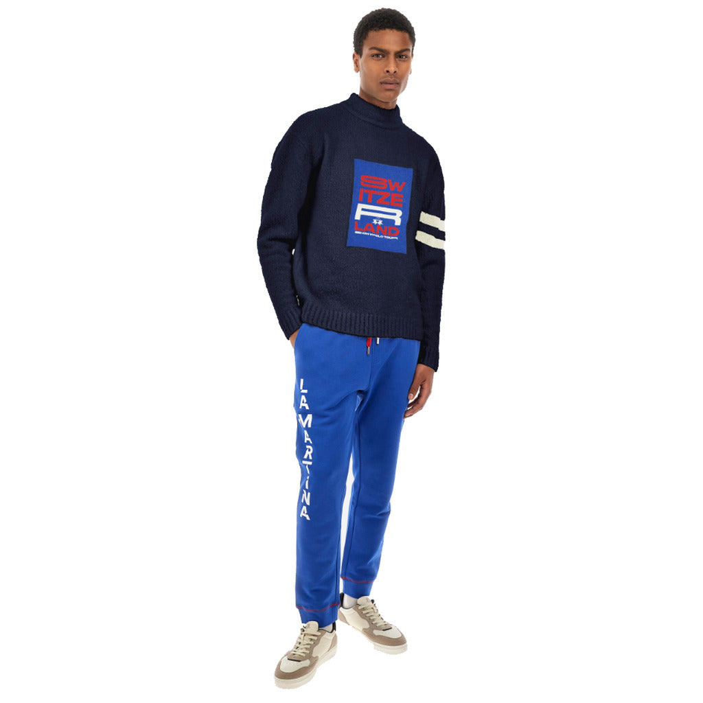 La Martina Men's Blue Sweater
