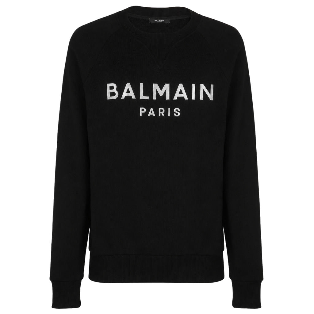 Balmain Men's Black Sweatshirt