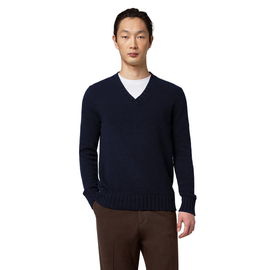 Alpha Studio Men's Blue Sweater