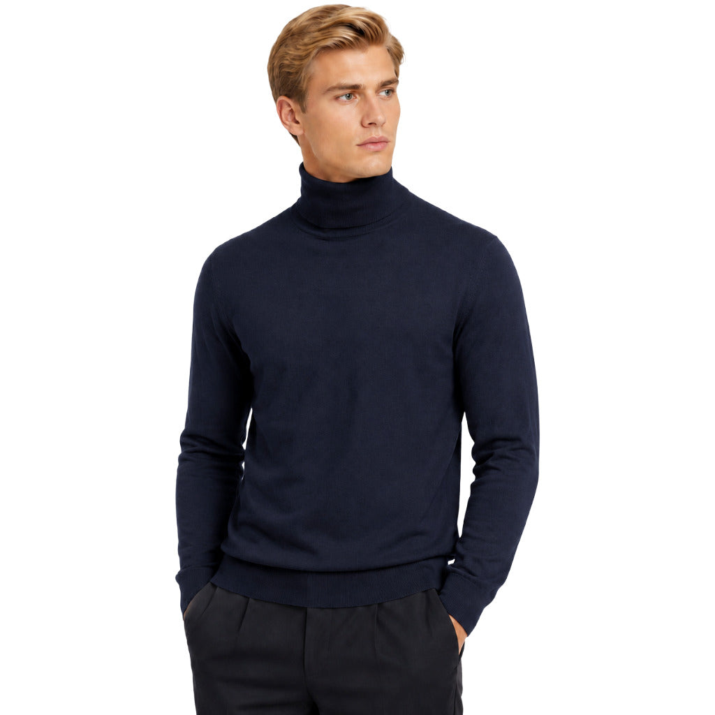 Alpha Studio Men's Blue Sweater