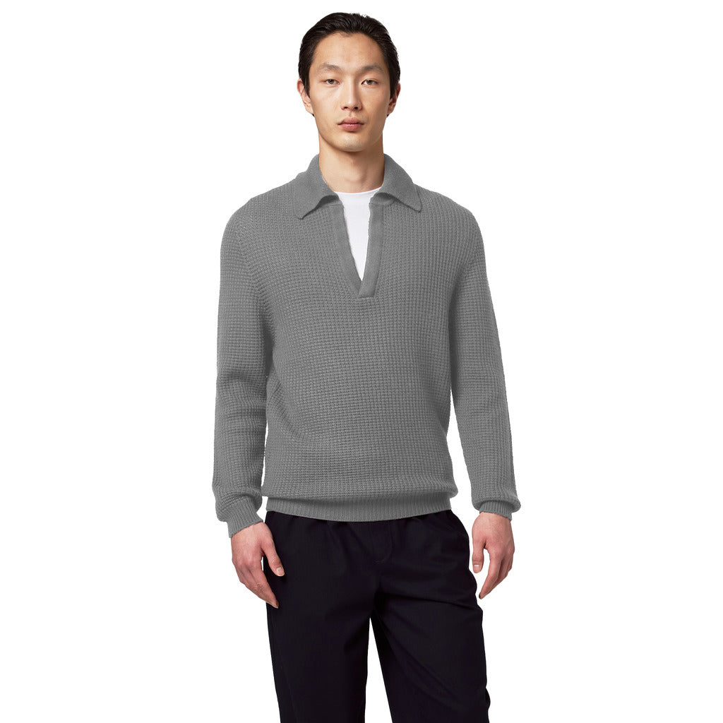 Alpha Studio Men's Grey Sweater