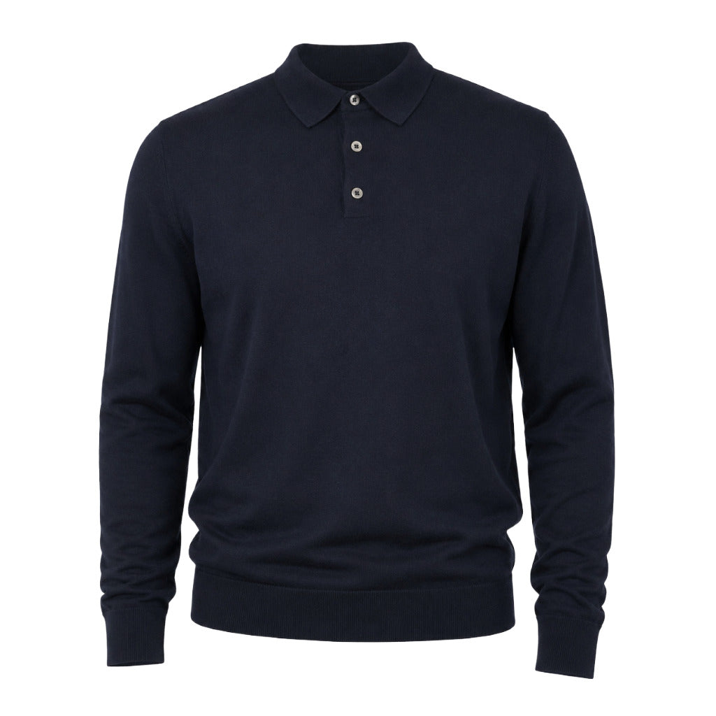 Alpha Studio Men's Blue Polo Shirt